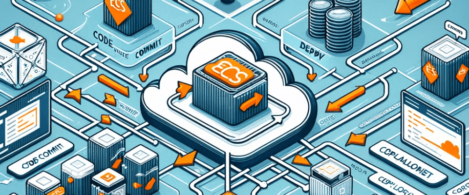 DALL·E 2024-05-06 21.48.49 - A detailed digital diagram representing the integration of AWS ECS (Elastic Container Service) and CodeDeploy 1